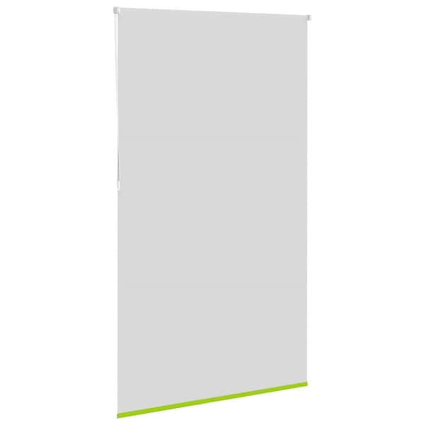 vidaXL Rullgardin mörkläggning blad grön 130x210 cm tyg bredd 126,6 cm