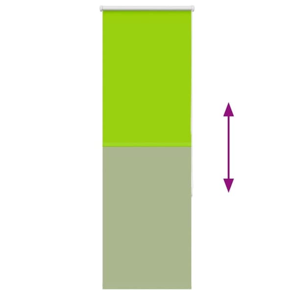 vidaXL Rullegardin lystette 40x175 cm stoff bredde 35,7 cm polyester