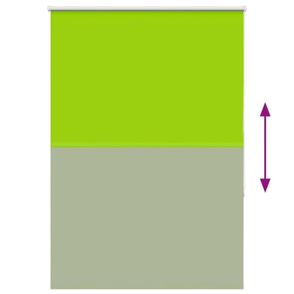 vidaXL Rullegardin lystette 105x175 cm stoff bredde 100,7 cm polyester