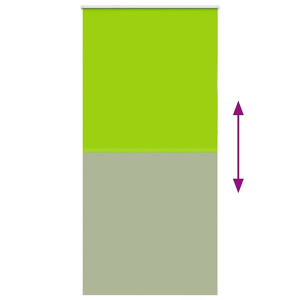 vidaXL Rullegardin lystette 95x230 cm stoff bredde 90,7 cm polyester