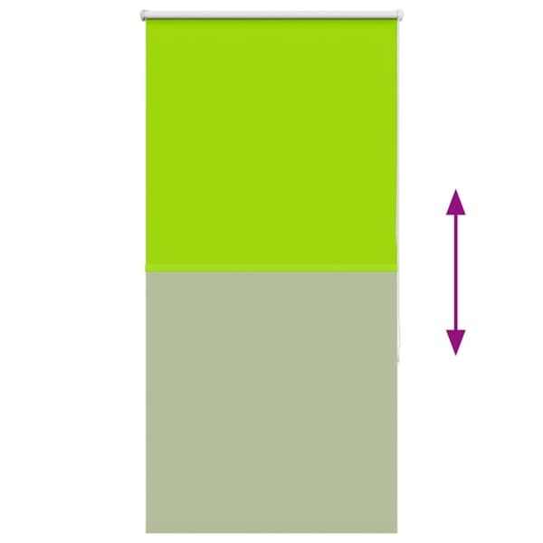 vidaXL Rullegardin lystette 65x150 cm stoff bredde 60,7 cm polyester