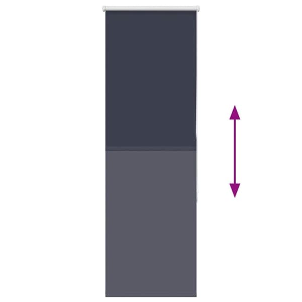 vidaXL Rullgardin mörkläggning marin 40x150 cm tyg bredd 35,7 cm