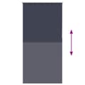 Miniatyrbilde 5 av 11: vidaXL Rullegardin lystette 65x130 cm stoff bredde 60,7 cm polyester