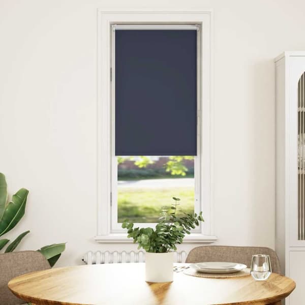 vidaXL rullegardin mørklægning 50x130 cm stofbredde 45,7 cm polyester