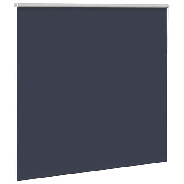vidaXL Rullgardin mörkläggning marin 155x130 cm tyg bredd 151,6 cm