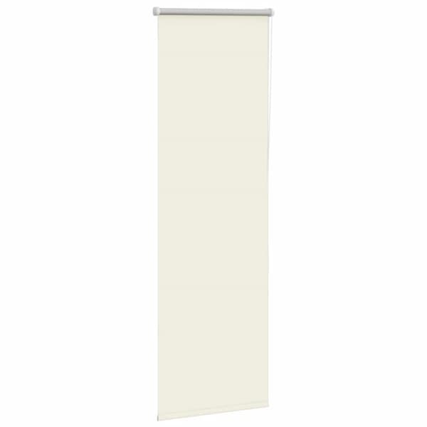 vidaXL Rullgardin mörkläggning naturvit 45x130 cm tygbredd 40,7 cm