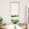 Miniatyrbild 2 av 11: vidaXL Rullgardin mörkläggning naturvit 45x175 cm tyg bredd 40,7 cm