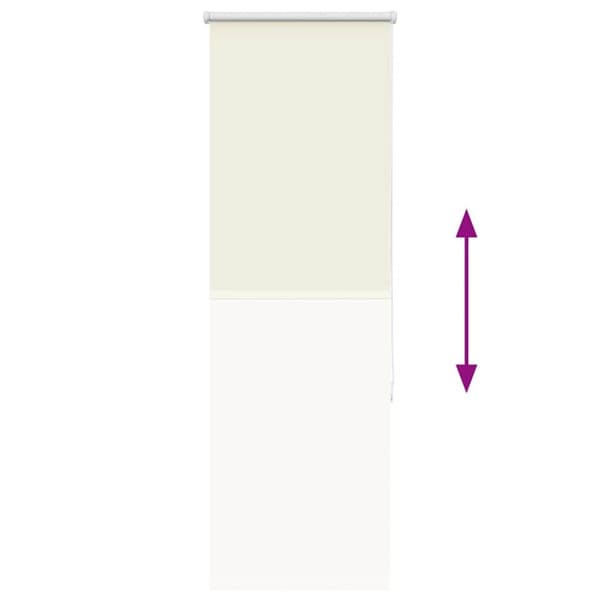 vidaXL rullegardin mørklægning 40x175 cm stofbredde 35,7 cm polyester
