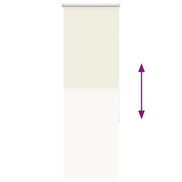 vidaXL rullegardin mørklægning 50x175 cm stofbredde 45,7 cm polyester