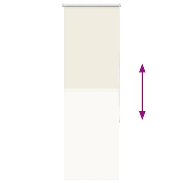 vidaXL rullegardin mørklægning 45x175 cm stofbredde 40,7 cm polyester