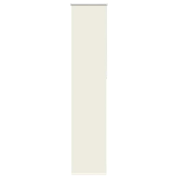 vidaXL Rullgardin mörkläggning naturvit 55x230 cm tyg bredd 50,7 cm