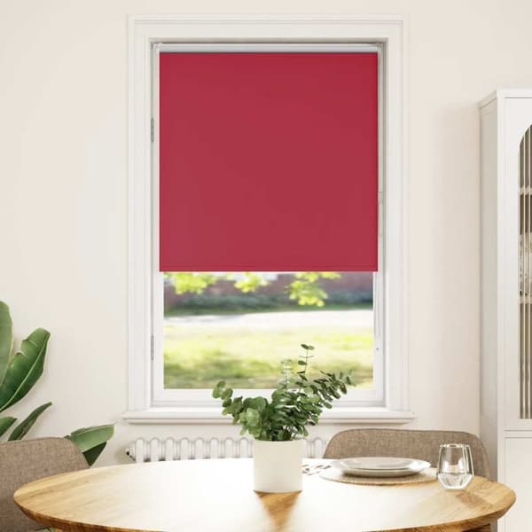 vidaXL rullegardin mørklægning 75x130 cm stofbredde 70,7 cm polyester
