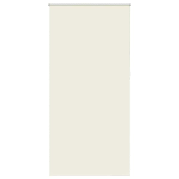 vidaXL Rullgardin mörkläggning naturvit 105x230 cm tygbredd 100,7 cm