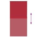 Miniatyrbilde 6 av 11: vidaXL Rullegardin lystette 80x130 cm stoff bredde 75,7 cm polyester