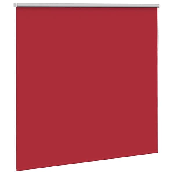 vidaXL Rullgardin mörkläggningsröd 165x130 cm tyg bredd 161,6 cm
