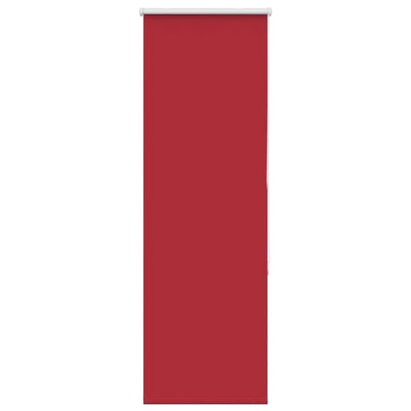vidaXL Rullgardin mörkläggningsröd 40x175 cm tygbredd 35,7 cm