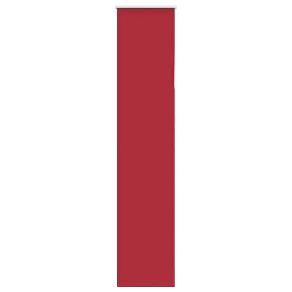 vidaXL Rullgardin mörkläggningsröd 55x210 cm tyg bredd 50,7 cm