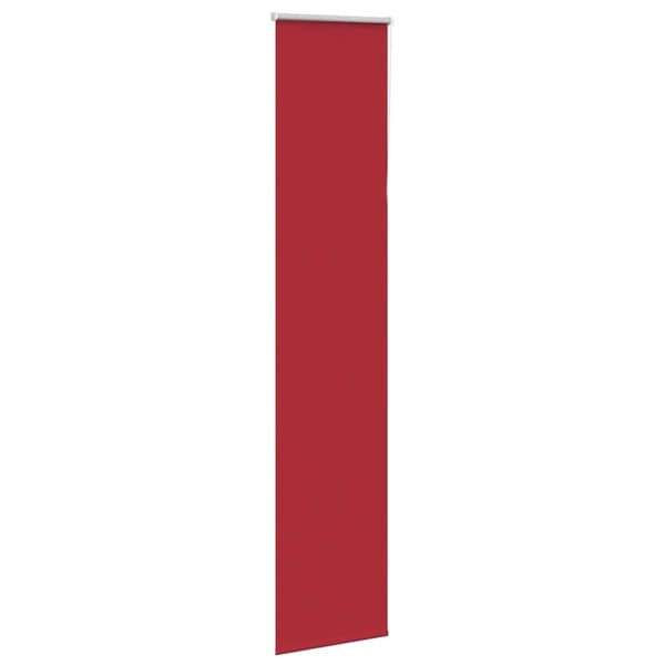 vidaXL Rullgardin mörkläggningsröd 55x210 cm tyg bredd 50,7 cm
