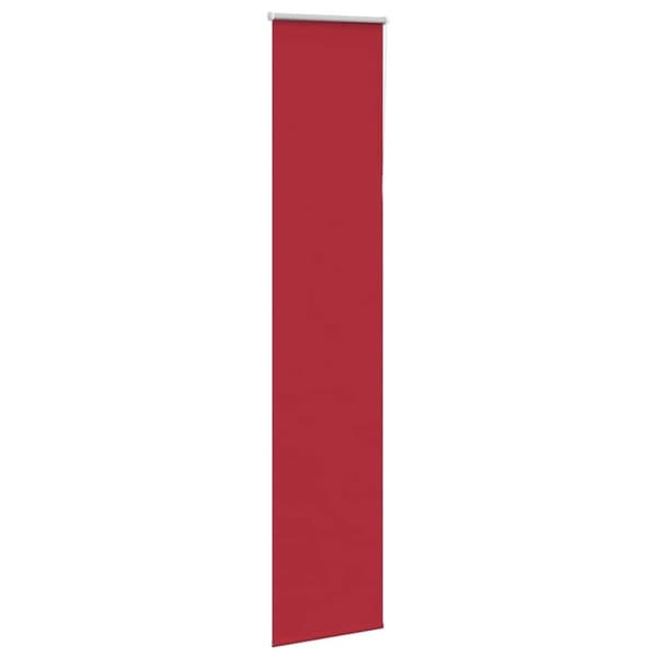 vidaXL Rullgardin mörkläggningsröd 45x230 cm tyg bredd 40,7 cm
