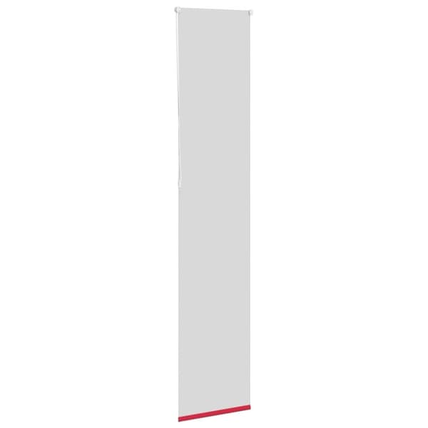 vidaXL Rullgardin mörkläggningsröd 45x230 cm tyg bredd 40,7 cm