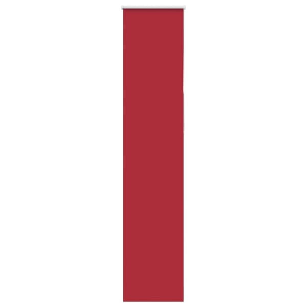 vidaXL Rullgardin mörkläggningsröd 45x230 cm tyg bredd 40,7 cm