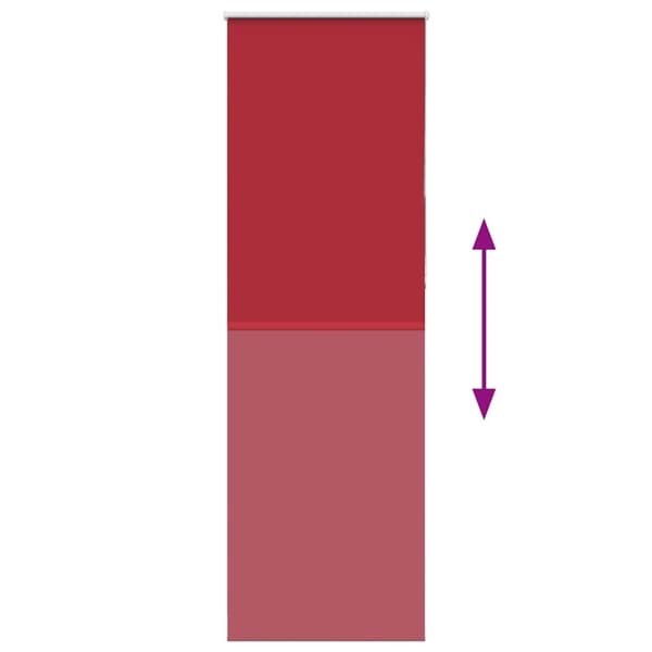 vidaXL rullegardin mørklægning 65x230 cm stofbredde 60,7 cm polyester