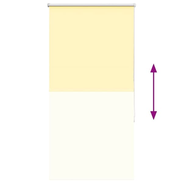 vidaXL rullegardin mørklægning 70x130 cm stofbredde 65,7 cm polyester
