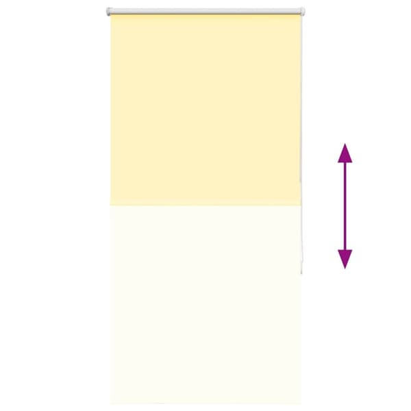 vidaXL rullegardin mørklægning 85x130 cm stofbredde 80,7 cm polyester