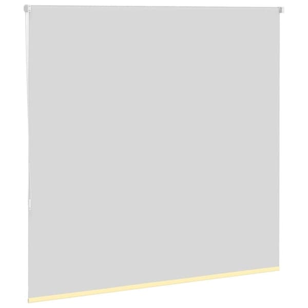 vidaXL Rullgardin mörkläggningsgul 150x130 cm tyg bredd 146,6 cm