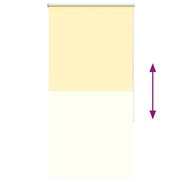 vidaXL rullegardin mørklægning 80x130 cm stofbredde 75,7 cm polyester