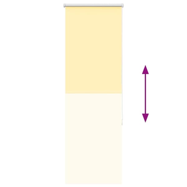 vidaXL Rullegardin lystette 40x150 cm stoff bredde 35,7 cm polyester