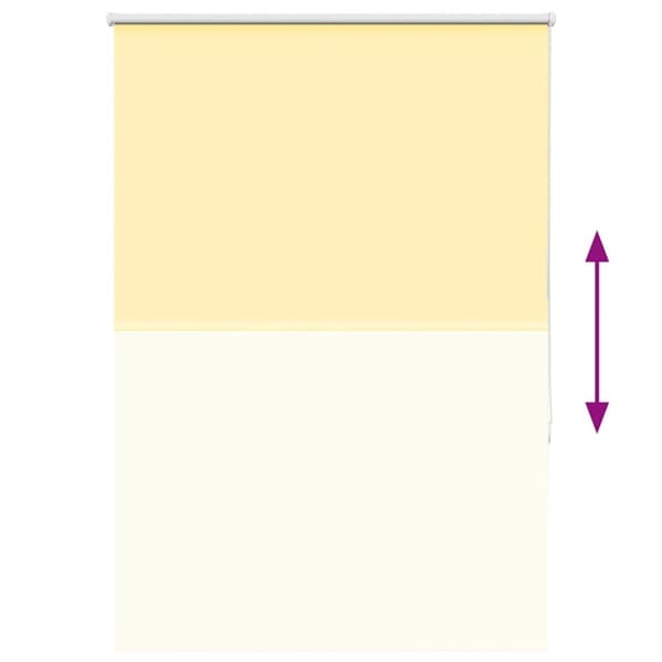 vidaXL rullegardin mørklægning 95x130 cm stofbredde 90,7 cm polyester