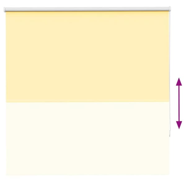vidaXL rullegardin mørklægning 130x130 cm stofbredde 126,6cm polyester