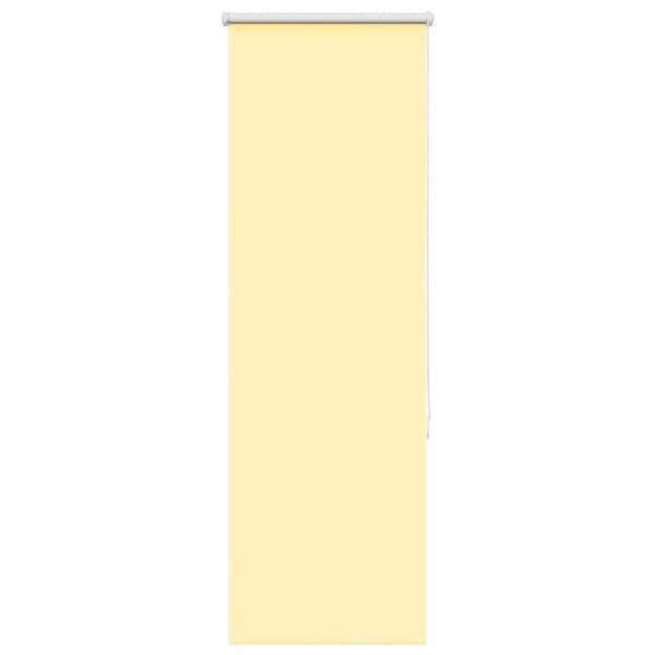 vidaXL Rullgardin mörkläggningsgul 55x150 cm tyg bredd 50,7 cm