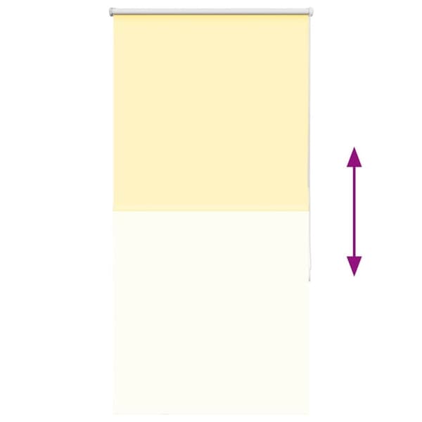 vidaXL rullegardin mørklægning 70x175 cm stofbredde 65,7 cm polyester