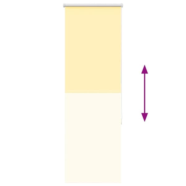 vidaXL rullegardin mørklægning 60x175 cm stofbredde 55,7 cm polyester