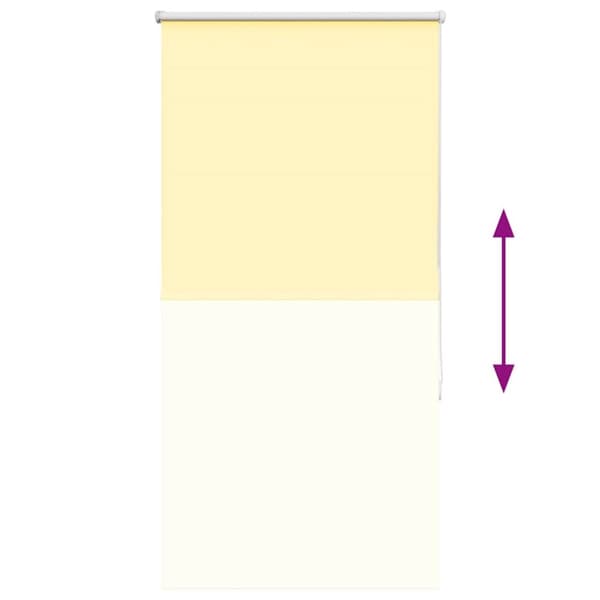 vidaXL Rullegardin lystette 75x175 cm stoff bredde 70,7 cm polyester