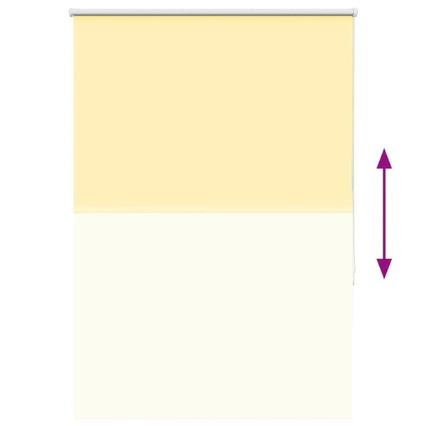 vidaXL rullegardin mørklægning 100x175 cm stofbredde 95,7 cm polyester