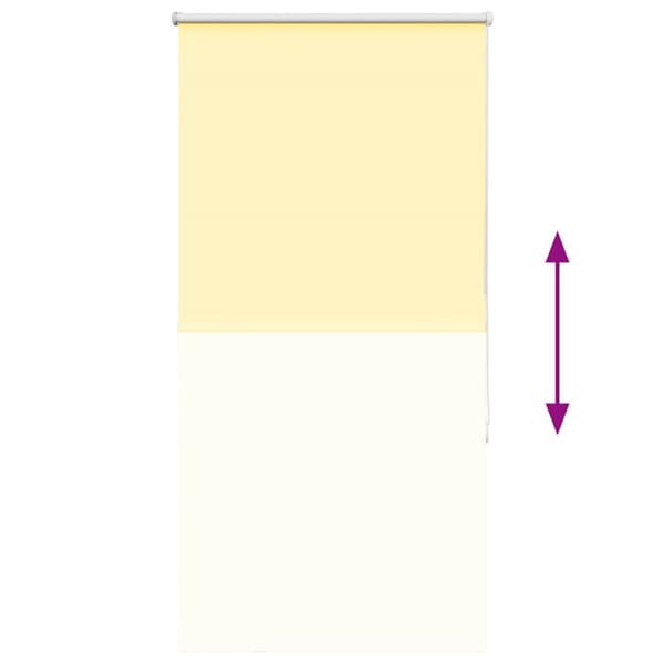 vidaXL rullegardin mørklægning 75x150 cm stofbredde 70,7 cm polyester