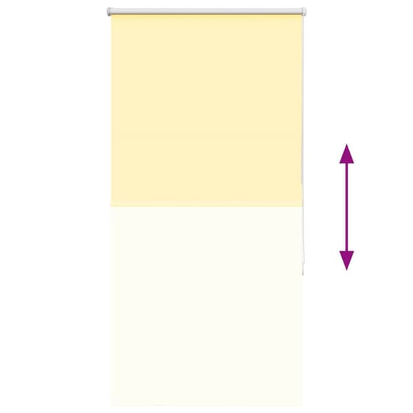 vidaXL rullegardin mørklægning 85x150 cm stofbredde 80,7 cm polyester