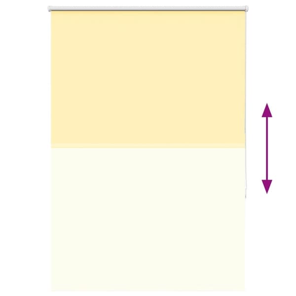 vidaXL Rullegardin lystette 115x175 cm stoff bredde 110,7 cm polyester