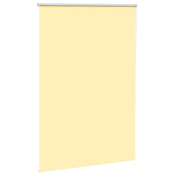vidaXL Rullgardin mörkläggningsgul 105x175 cm tyg bredd 100,7 cm