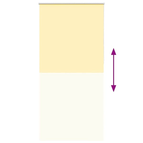 vidaXL rullegardin mørklægning 90x210 cm stofbredde 85,7 cm polyester