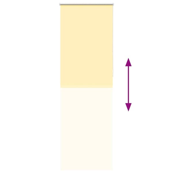 vidaXL rullegardin mørklægning 75x210 cm stofbredde 70,7 cm polyester
