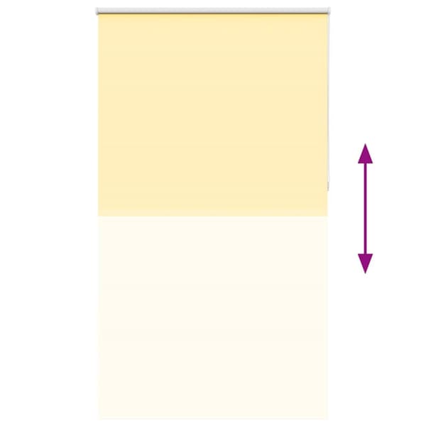 vidaXL rullegardin mørklægning 140x210 cm stofbredde 136,6cm polyester
