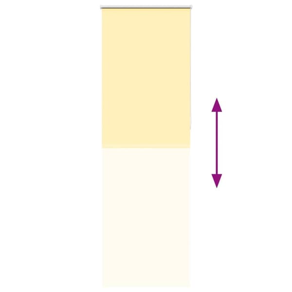 vidaXL rullegardin mørklægning 85x210 cm stofbredde 80,7 cm polyester