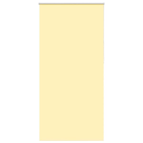 vidaXL Rullgardin mörkläggningsgul 105x210 cm tygbredd 100,7 cm