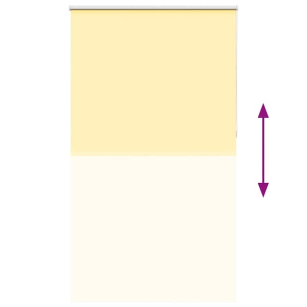 vidaXL rullegardin mørklægning 135x230 cm stofbredde 131,6cm polyester