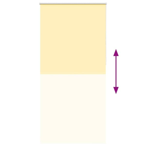 vidaXL rullegardin mørklægning 110x230 cm stofbredde 105,7cm polyester