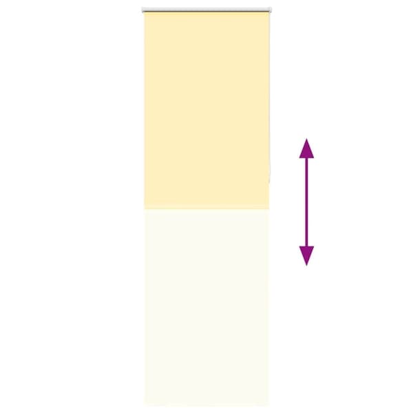 vidaXL rullegardin mørklægning 75x230 cm stofbredde 70,7 cm polyester